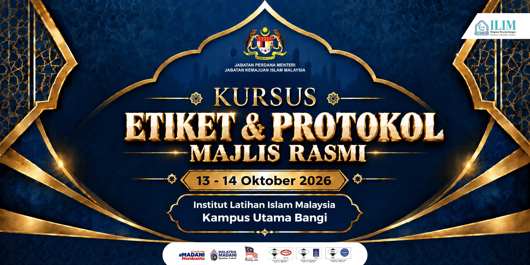 Banner Kursus Kursus Etiket Dan Protokol Majlis Rasmi